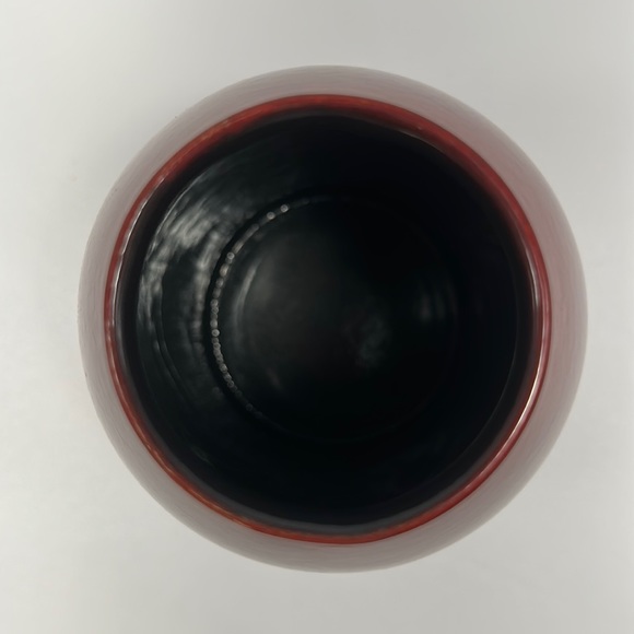 Vintage Oxblood Red Ceramic Vase by Amano Made in Germany - Picture 3 of 9